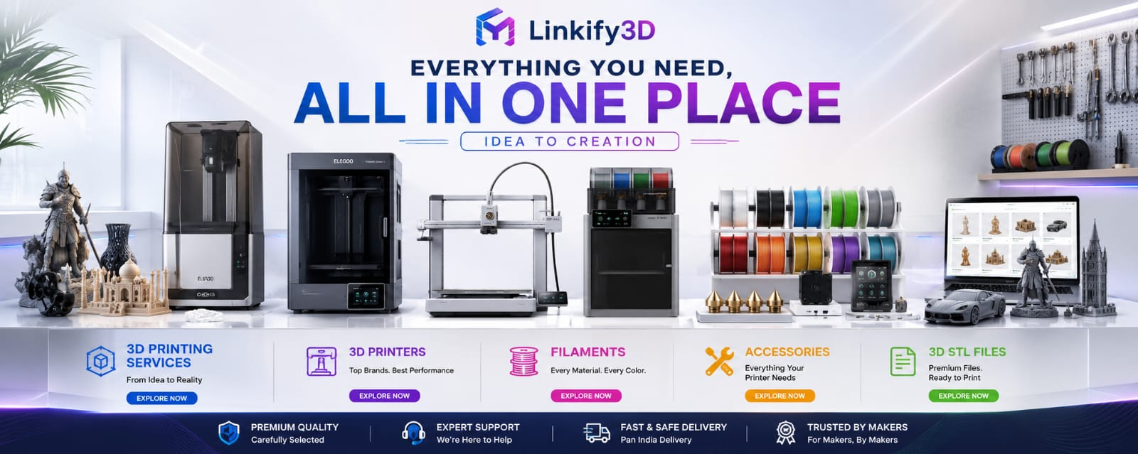 Linkify3D — 3D Printing Products & Services